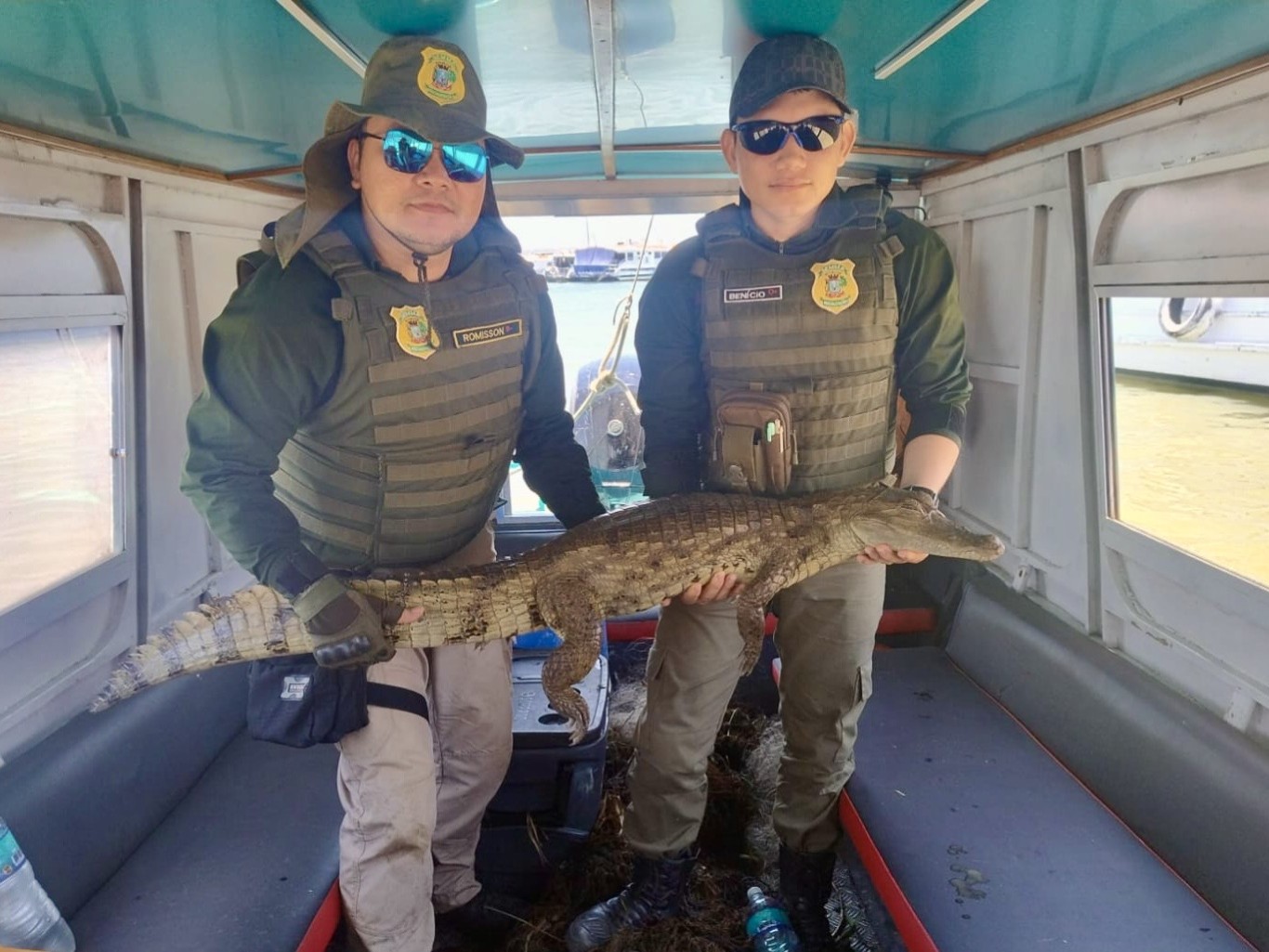 Semma intensifica combate à pesca predatória e apreende jacaré, quelônios e materiais ilegais em Santarém