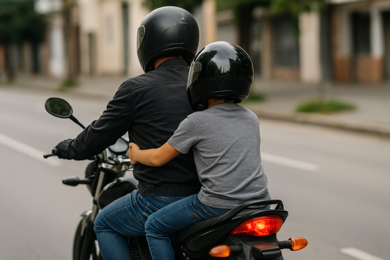 Imagem de SMT alerta sobre transporte de crianças em motocicletas