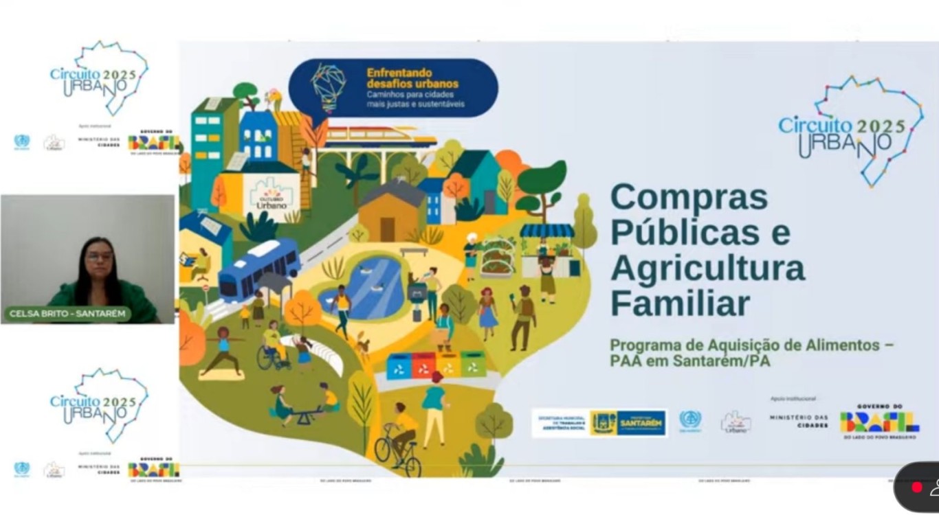 Imagem de Santarém é referência nacional em políticas alimentares sustentáveis durante evento da ONU-Habitat