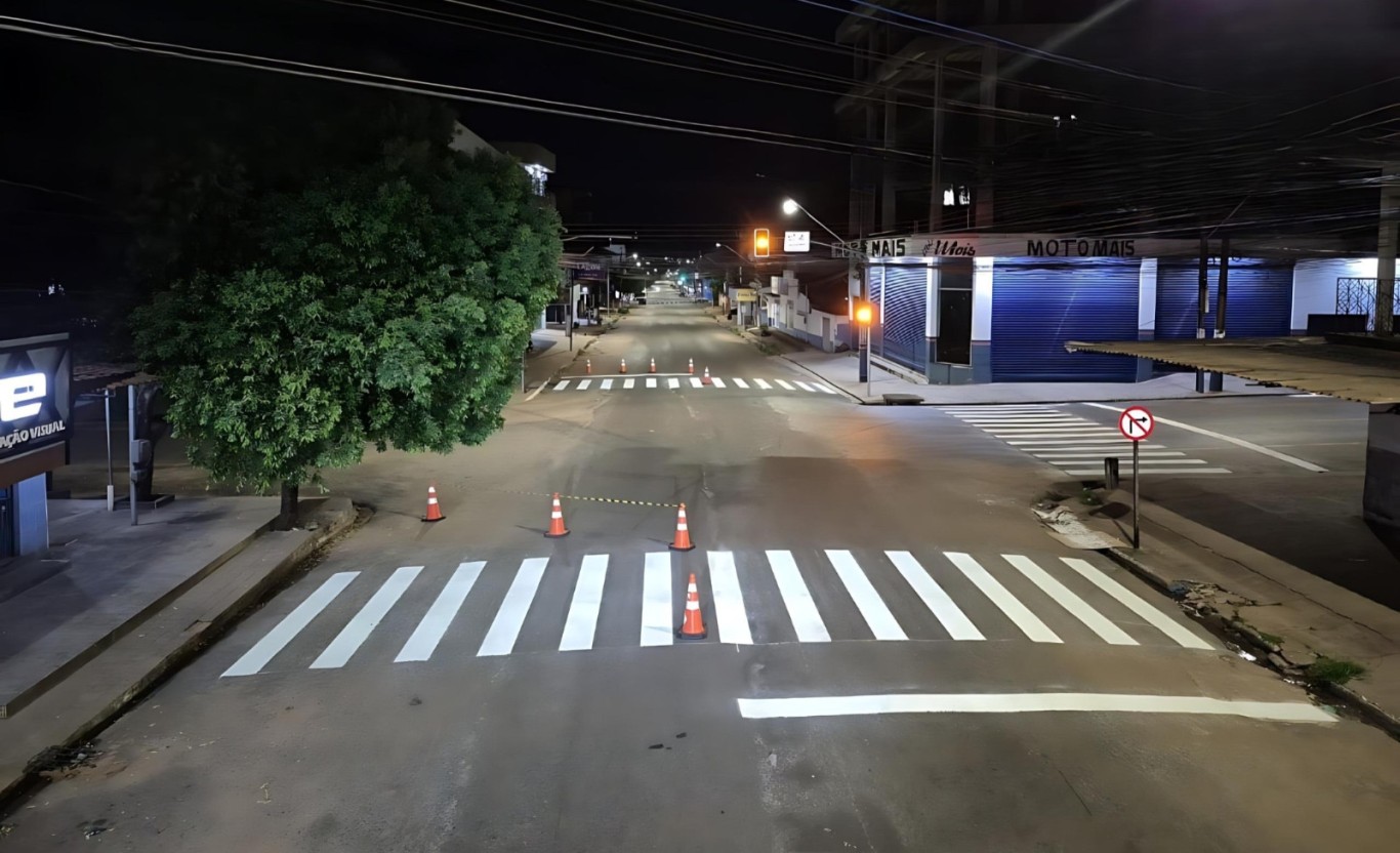 Imagem de SMT intensifica revitalização da sinalização horizontal em importantes vias de Santarém