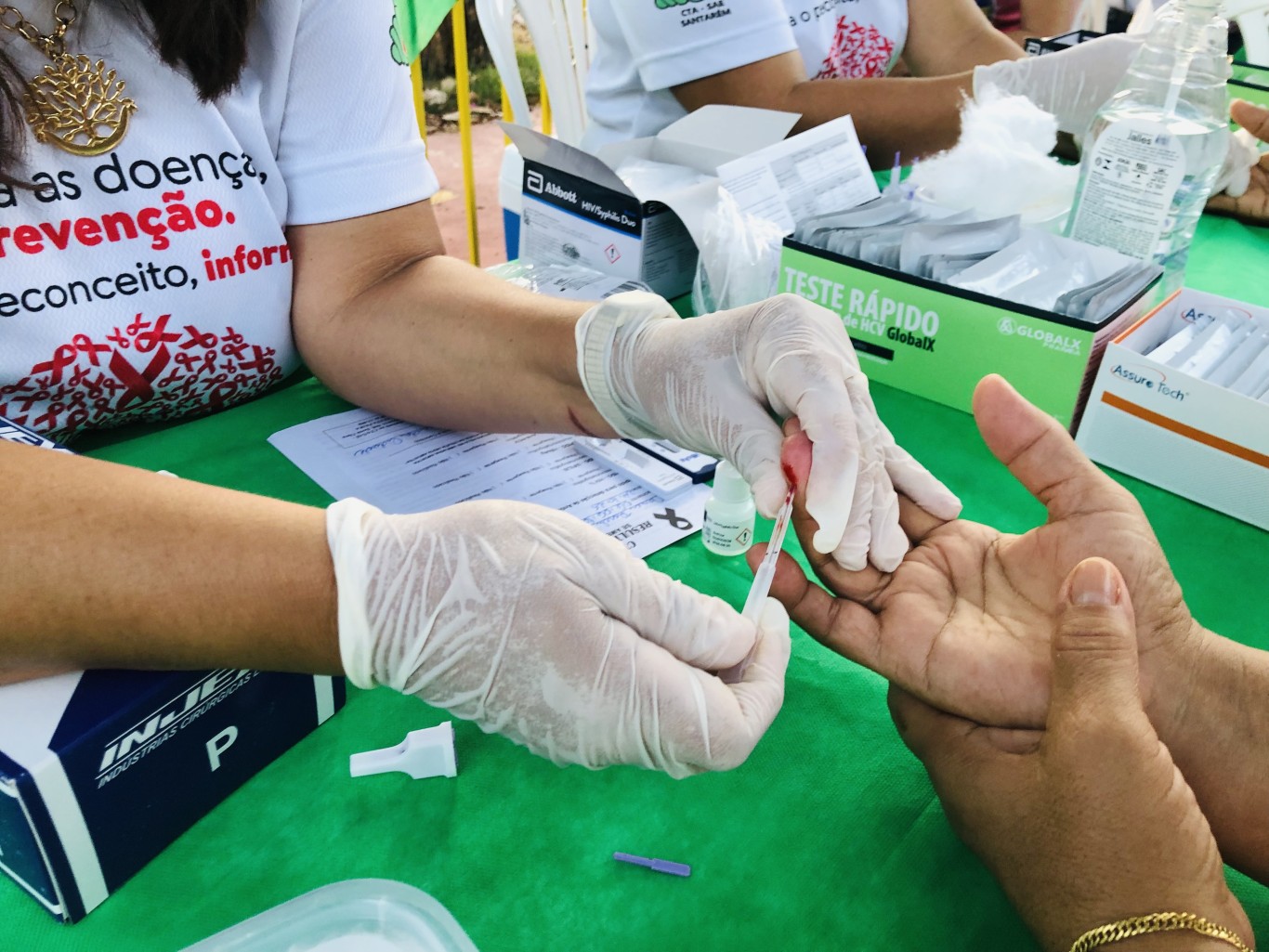 Imagem de Outubro Verde: Ação do CTA/SAE marca encerramento da campanha de prevenção à Sífilis