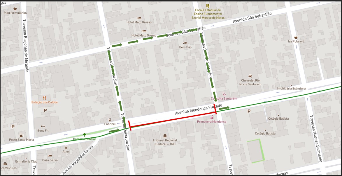 Imagem da notícia: Prefeitura fará interdição de trecho da Avenida Mendonça Furtado para garantir segurança durante eleições