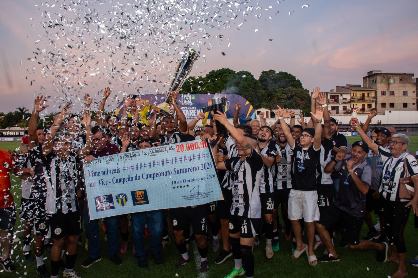 São Raimundo vence de virada e conquista o título do Campeonato Santareno de Futebol 2026
