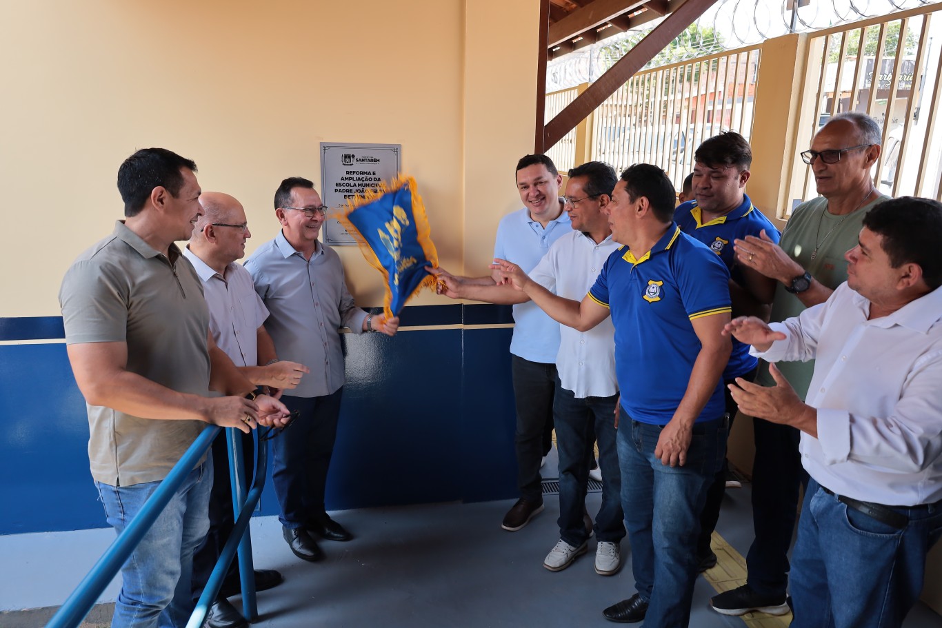 Prefeitura entrega reforma e ampliação da Escola Padre João Felipe Bettendorf, no bairro Maracanã