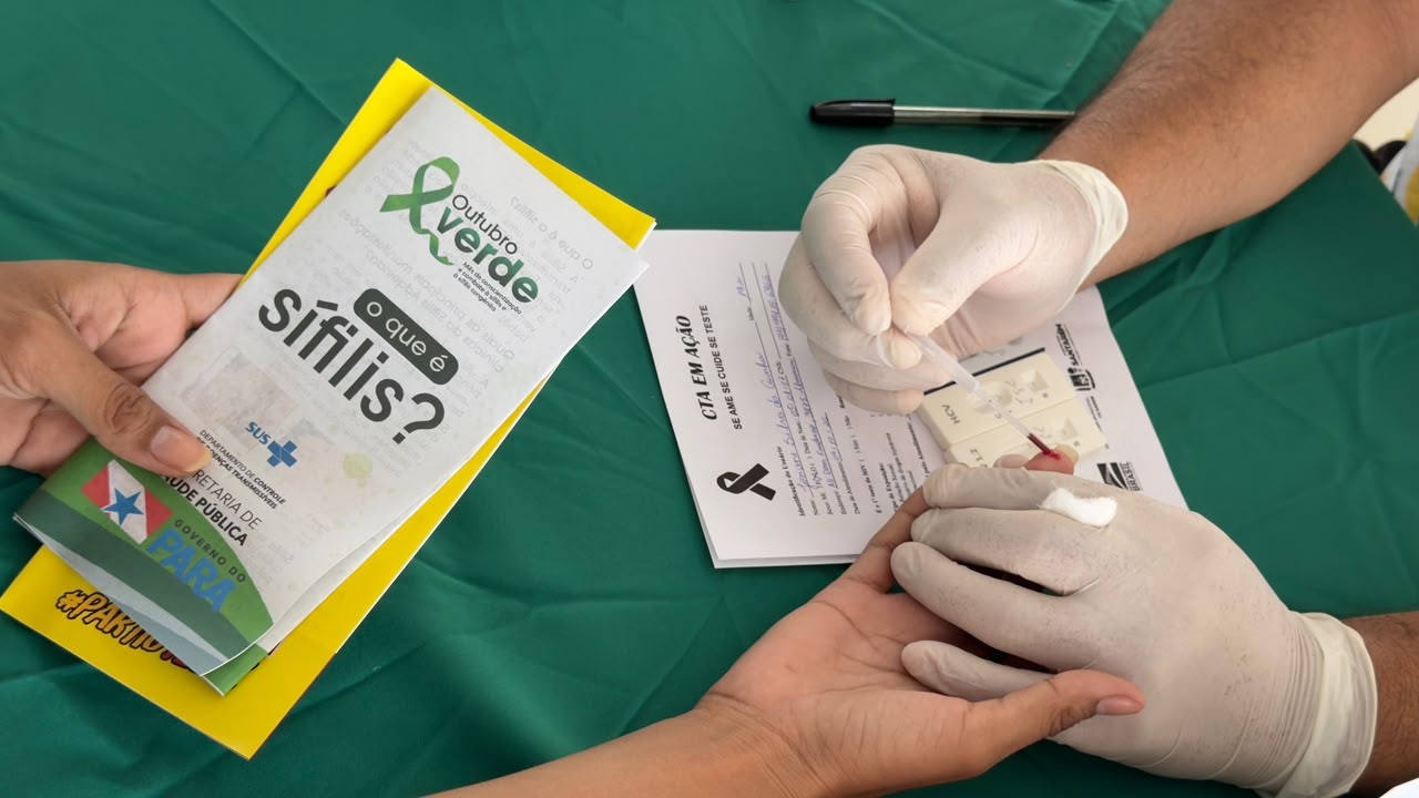 Imagem da notícia: Outubro Verde: ação da Prefeitura em parceria com a Ufopa realiza 416 testes rápidos