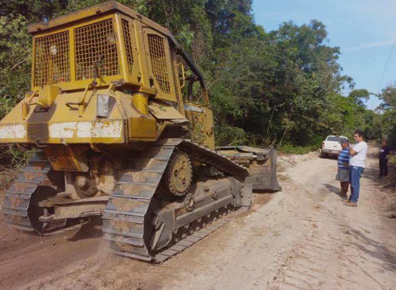 Infraestrutura Rural: Comunidade Laranjal no Eixo Forte é contemplada com abertura de 8 km de ramal