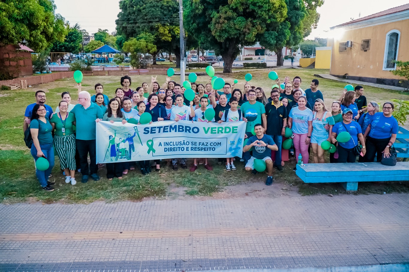 Ação de saúde, cidadania, caminhada, atendimento especial e sessão especial na Câmara marcaram a programação 'Setembro Verde' em Santarém 