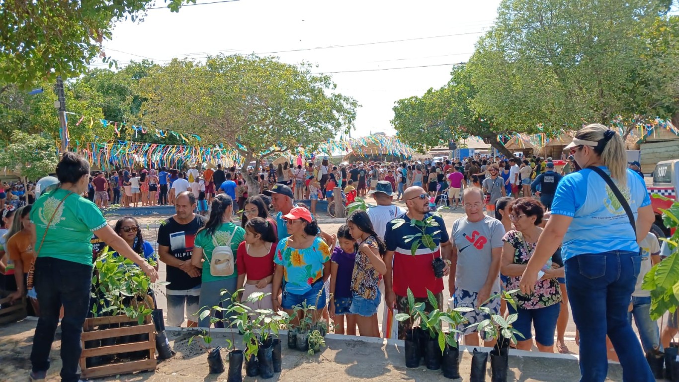 Çairé 2023: Escola da Floresta celebra 15 anos com ação ambiental e doação de mudas 