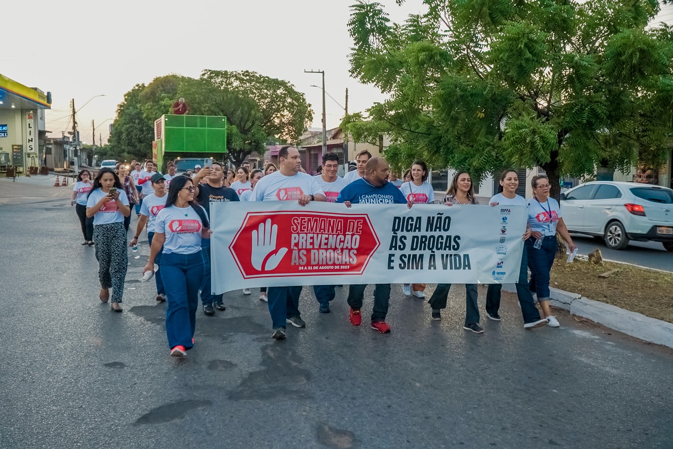 Marcha marca o encerramento da Semana Municipal de Prevenção às Drogas em Santarém