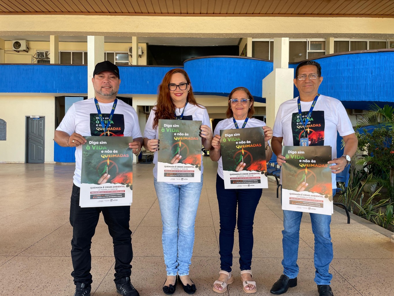 Prefeitura inicia colagem de cartazes da campanha contra queimadas em Santarém