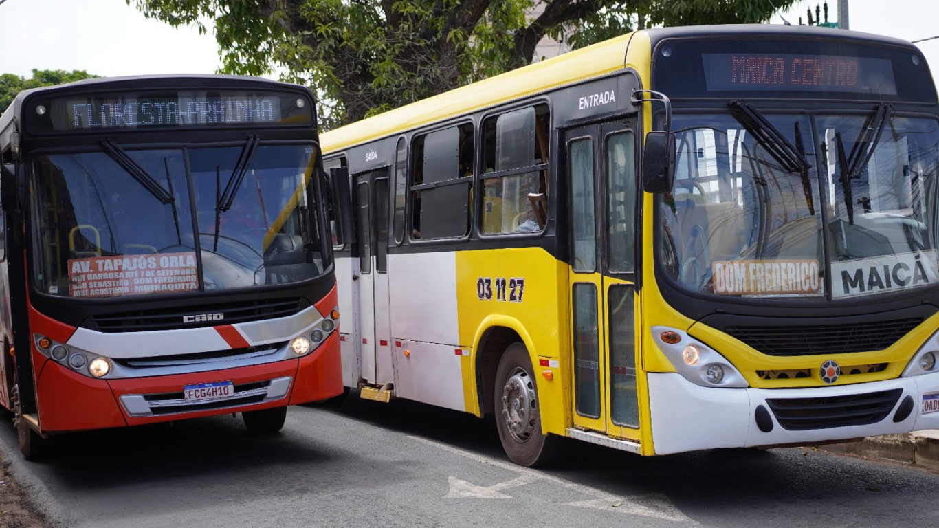 Imagem de Linhas de ônibus terão horário estendido para atender público dos desfiles da Semana da Pátria e Festival de Bandas em Santarém