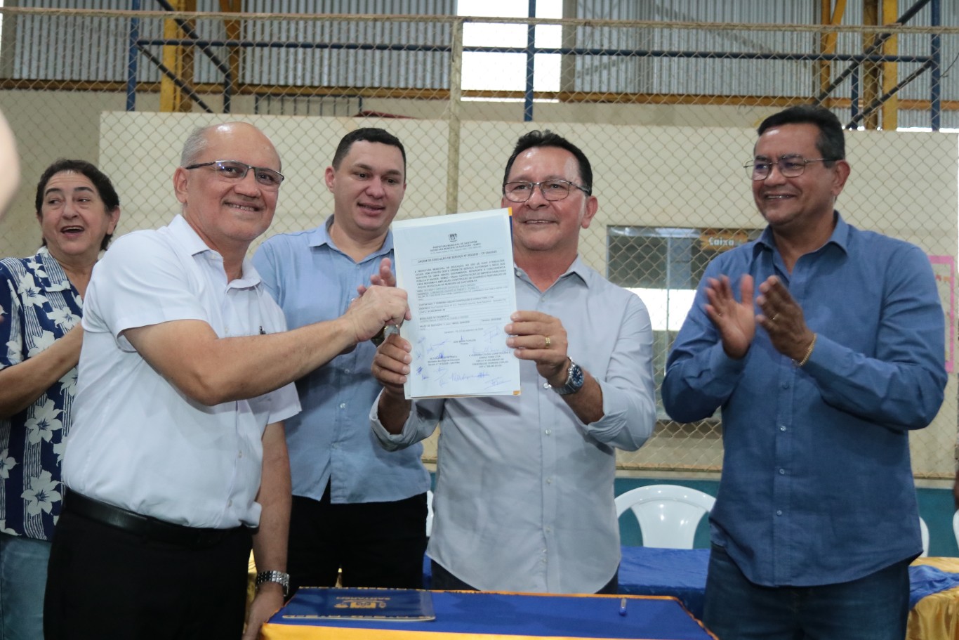 Prefeito assina ordem de serviço para reforma e ampliação de duas escolas na região do planalto santareno