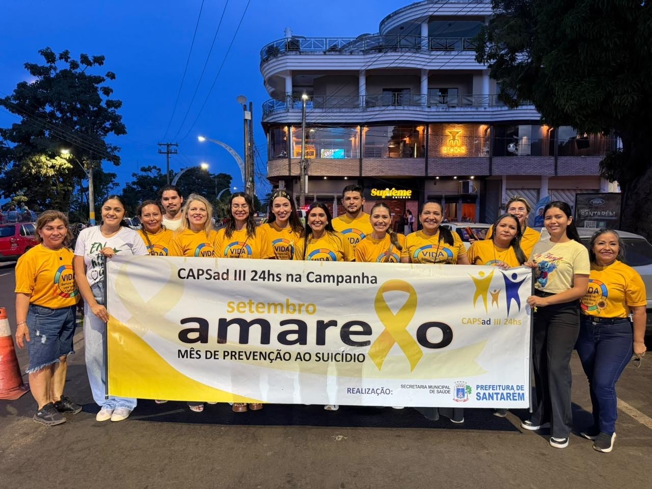 Caps AD III realiza blitz do Setembro Amarelo com serviços de saúde e bem-estar